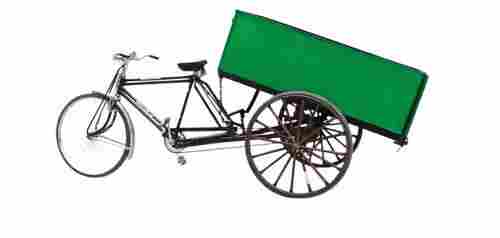 500 Kg Load Capacity Manual Operated Steel Made Garbage Cycle Rickshaw 