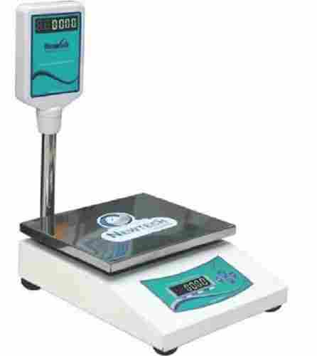 100 Kg Load Rectangular Plastic Stainless Steel Led Electronic Weighing Machine