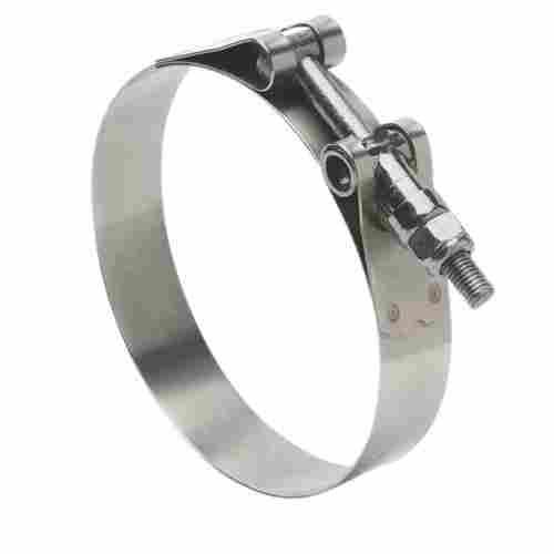 2 Mm Thick Zinc Plated Finish Stainless Steel T Bolt Clamp For Fittings Use 
