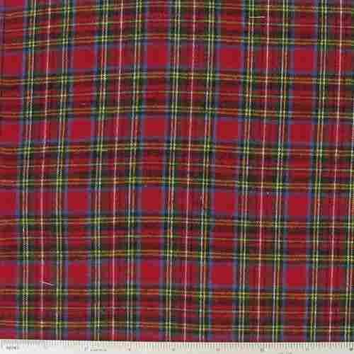 54 Inches And 30 Meter Cotton Check Flannel Fabric For School Uniform