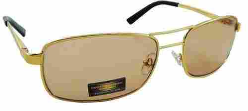 Polished Aluminium Frame Fashionable Photochromic Sunglasses For Men 
