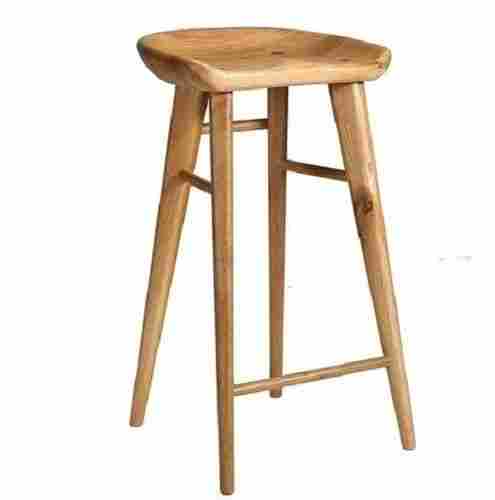 3 Feet Seating High Polished Wooden Bar Stool for Hotel Use