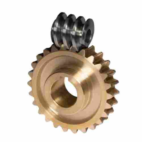 600 Rpm Speed Brass And Steel Body Hypoid Worm Wheel For Machinery Use