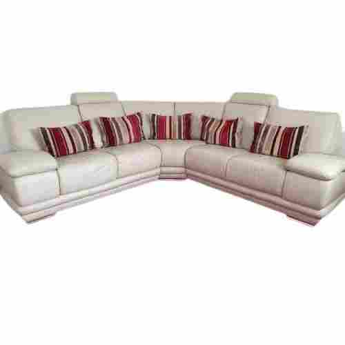 3 Feet Modern Indian Style Leather And Wooden Designer Sofa Set 