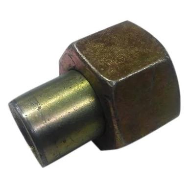 Golden 5.3 Mm Thick Corrosion Resistance Polished Mild Steel Hydraulic Pipe Nut
