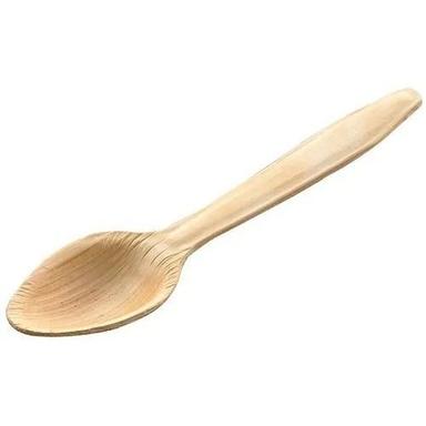 Brown 6 Inch Eco Friendly And Disposable Plain Areca Leaf Spoon