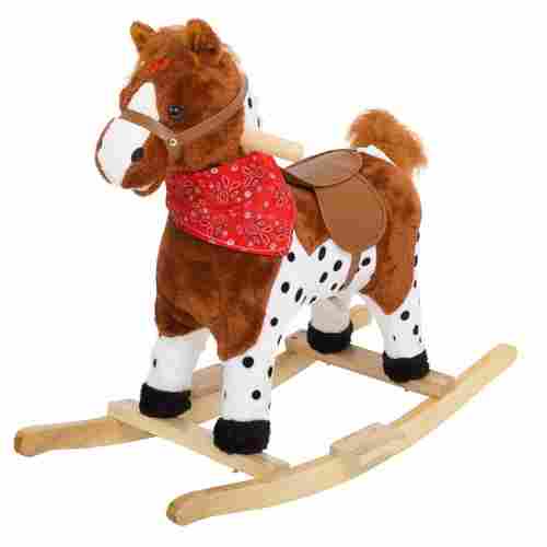 2x1.5 Feet Wooden Rocking Horse For Playing Uses