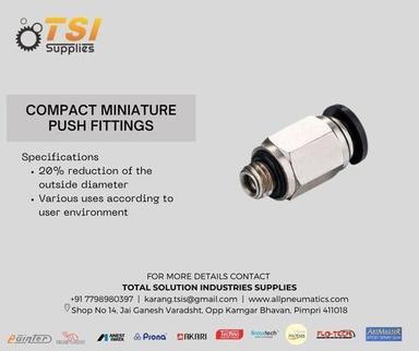 Compact Miniature Push in Fittings