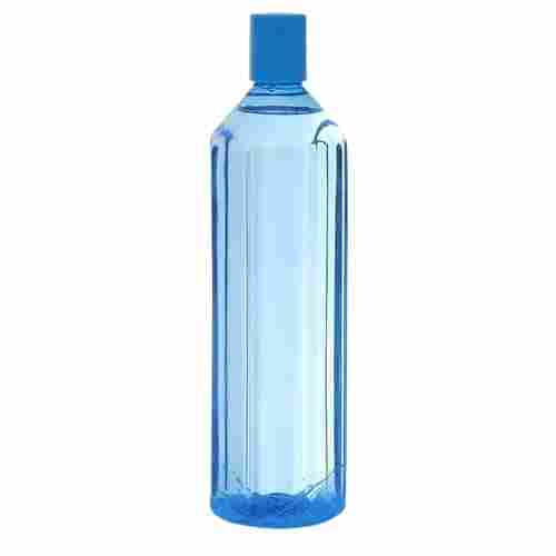 1 Liter Leakproof Round Shaped Plain Plastic Bottle With Screw Cap