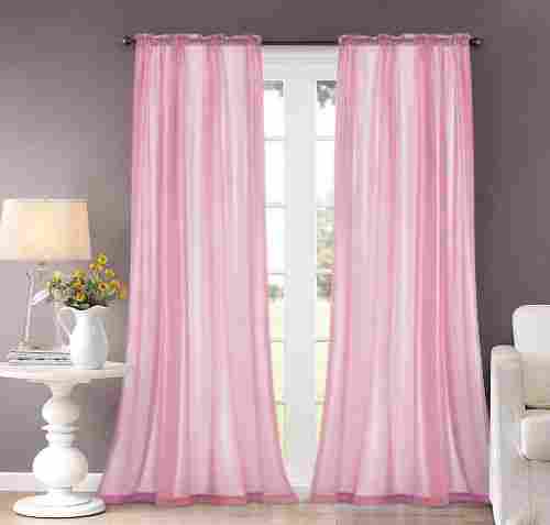7x4 Feet Plain Dyed Chiffon Curtain For Home And Hotel Use