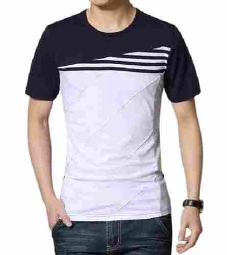Casual Wear Round Neck Short Sleeves T Shirt For Men