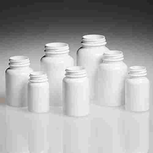 Plain White Plastic Bottles For Pharmaceutical Usage