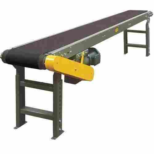 240 Volts Mild Steel And Rubber Flat Belt Conveyor For Packaging Industrial 