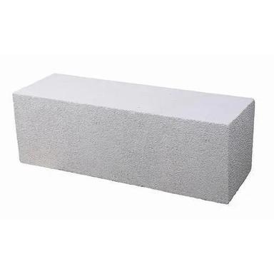 White 8.3 Mm Thick Rectangular Solid Concrete Lightweight Block