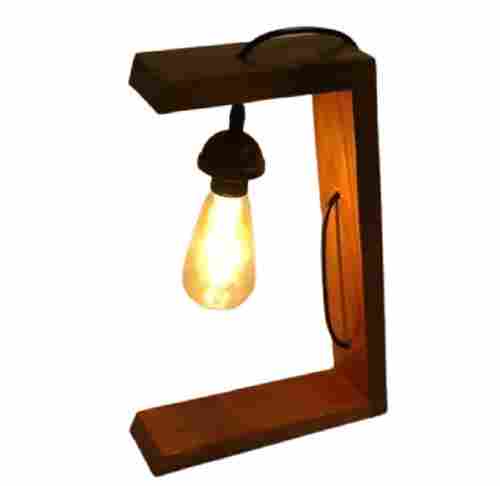 Biodegradable Rectangular Modern Incandescent Light Electric Wooden Table Lamp