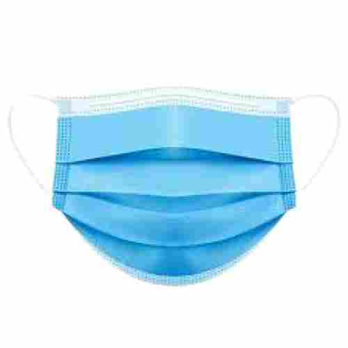 Dust And Pollution Free Blue 3 Ply Face Mask (Pack Of 100 Pieces)