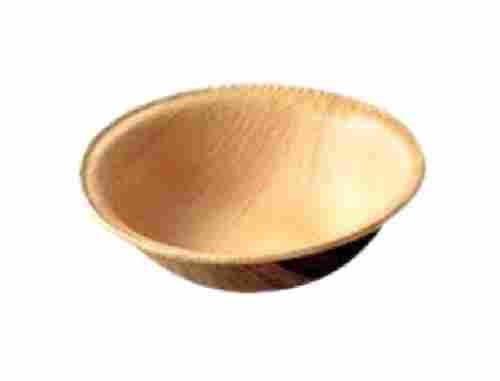 4 Inch Round Shape Brown Areca Leaf Plates, 50 Piece In Pack