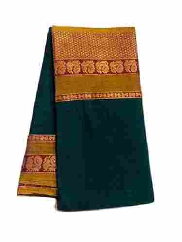 Casual Wear Comfortable Skin Friendly Pure Handloom Cotton Saree For Ladies