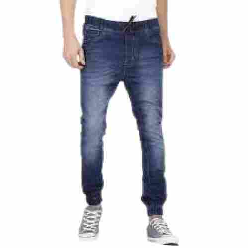 Plain Dyed Casual Wear Regular Fit Cotton Jeans Pant For Men 