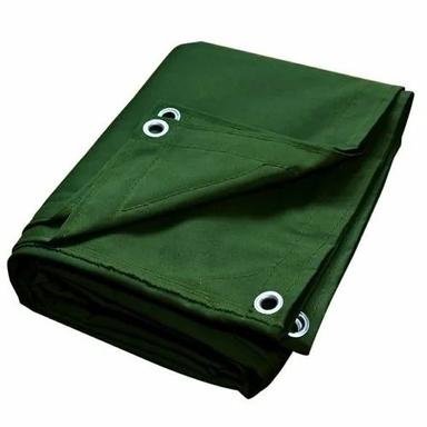 Green Plain Water Proof Canvas Tarpaulins For Truck Covering 