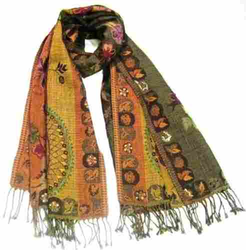 Skin Friendly Embroidered Cotton Printed Designer Shawl For Ladies
