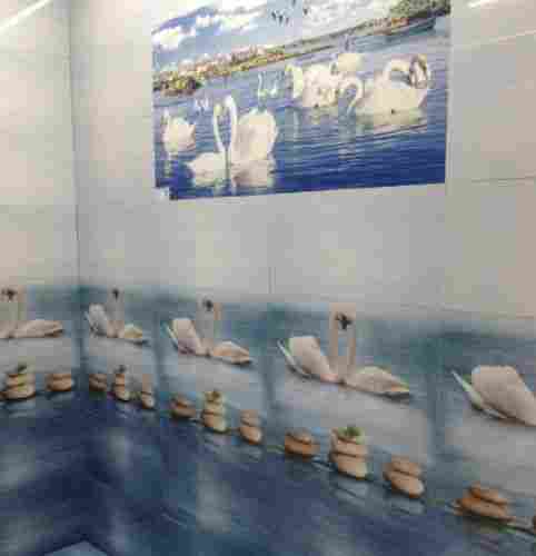 Rectangular Ceramic And Polished Finish Bathroom Wall Tiles