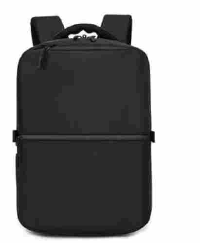 20 Inch Plain Polyester Zipper Top Laptop Backpack