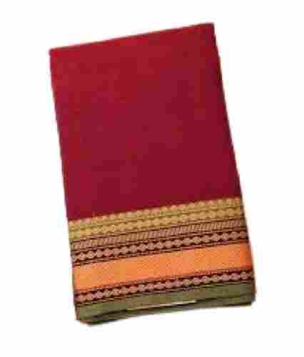 Ladies Traditional Wear Golden Zari Border Beautiful Cotton Sarees