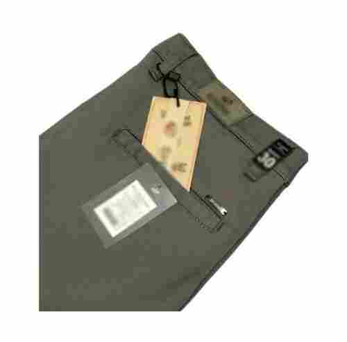 Slim Fit Washable 3-Pockets Lycra Plain Modern Men'S Casual Wear Pant
