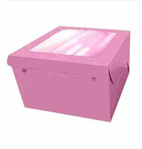 10x10x7.3 Inch Square Eco Friendly Cake Packaging Box 
