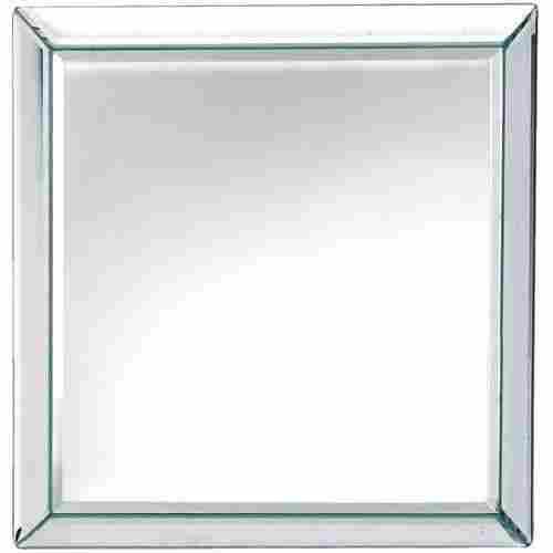 5 Mm Thick Square Wall Mounted Aluminum Frame Glass Mirror 