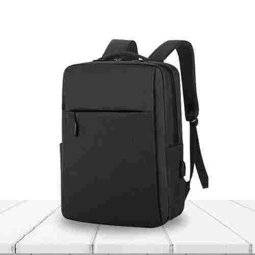 Plain Black Laptop Bag For College And School Use