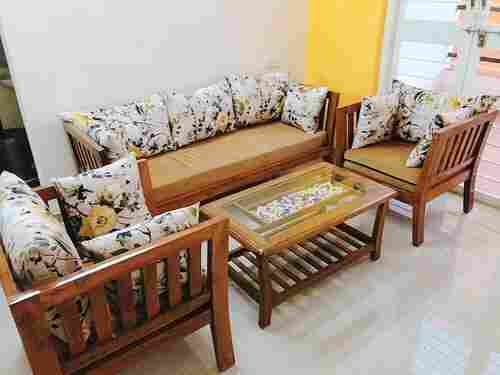 Attractive Design Hard Wooden Sofa Set For Home And Hotel