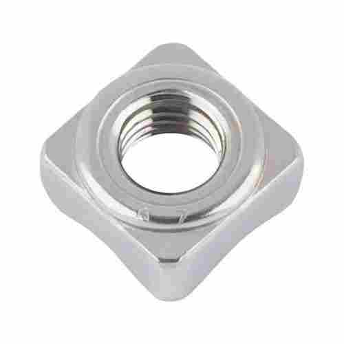4.3 Mm Thick Galvanized Surface Mild Steel Square Weld Nut For Industrial Use 