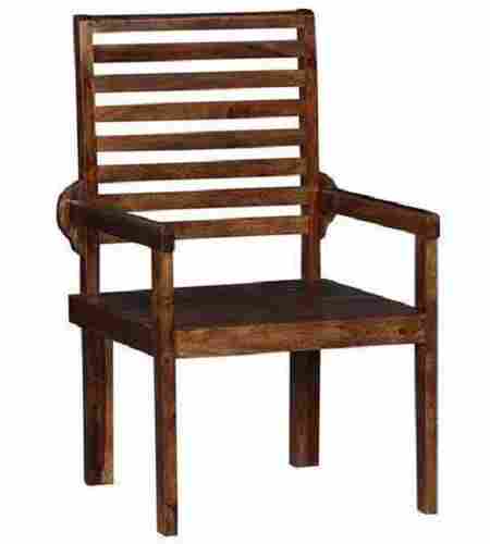 Termite Resistance Polished Teak Wooden Chair