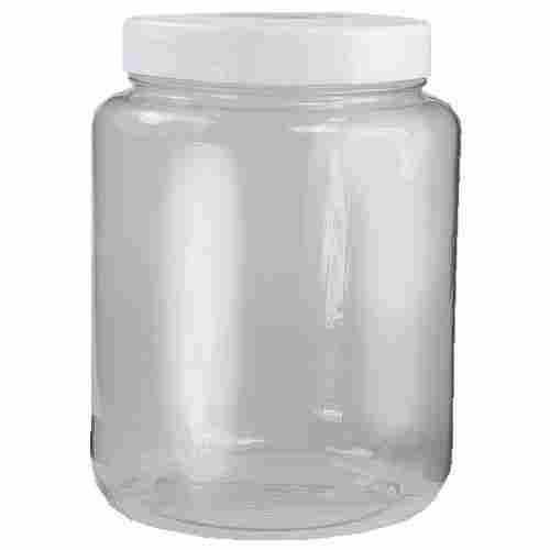 250ml Capacity Soft Hardness Round Screw Cap Transparent Pvc Plastic Jar