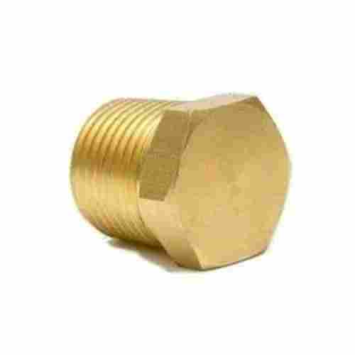 3 Inch Hexagon Polish Finished Brass Stopping Plug For Fitting