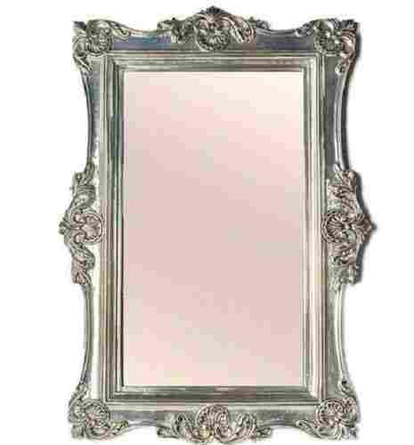 Rectangular Frame Metal And Glass Made Antique Mirror For Home
