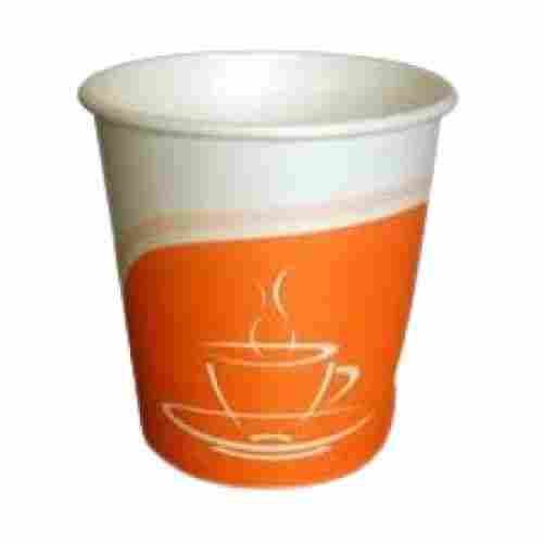 Round Eco-Friendly Leakproof Light Weight Printed Disposable Paper Tea Cups (Pack Of 100)