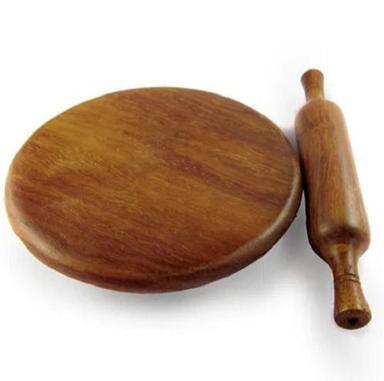 Round Polished Painted Wooden Chakla Belan  Thickness: 3 Millimeter (Mm)