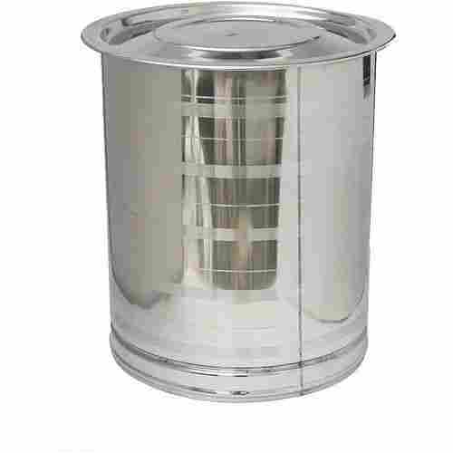 50 Liter Leakproof Polished Finish Round Stainless Steel Drum