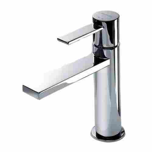 Deck-Mounted Polished Finish Stainless Steel Basin Faucet For Fittings Use