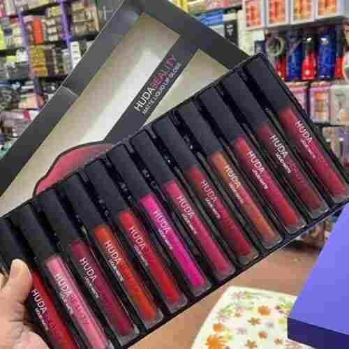 Huda Matt Liquid Lipstick Set Of 12 Lipstick For Parlour Usage