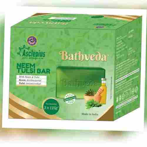 Pack Of 3 Asclepius Bathveda Neem Tulsi Bar For Personal Usage