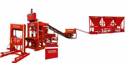 29 HP 440 Volts Color Coated Mild Steel Automatic Fly Ash Brick Machine For Construction Use