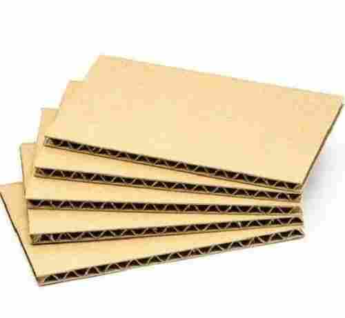 Plain Rectangular Corrugated Paper Sheets For Packaging