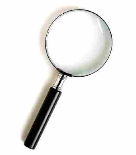 Round Metal And Glass Made Magnifying Glass