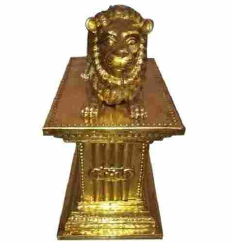 Indian Crafted Polished Brass Ashoka Stambh