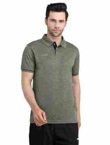 ASI Caper Olive Green Sports Polyester Polo T-Shirt For Men