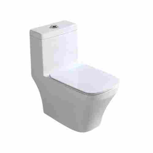 Floor Mounted Water Resistant Polished Ceramic Western Toilet Seat